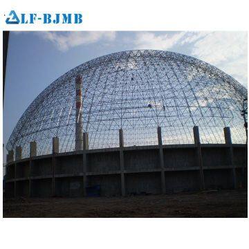 Prefabricated Space Frame Dome Roof Coal Storage Shed Mosque Dome Cement Storage