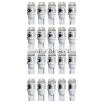 20pcs Super White High Power T10 Wedge LED Interior Light Bulb W5W 192 168 194