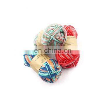 2020 Hot sale Space Dyed 100% Acrylic Crochet Yarn  Handknitting Yarn Blended Yarn for Blankets