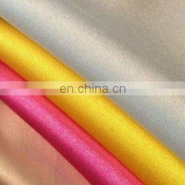 100% Polyester Bright Satin Fabric/stocklot satin fabric /cheap satin fabric