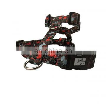 High quality adjustable "H" shape patterns dog harness