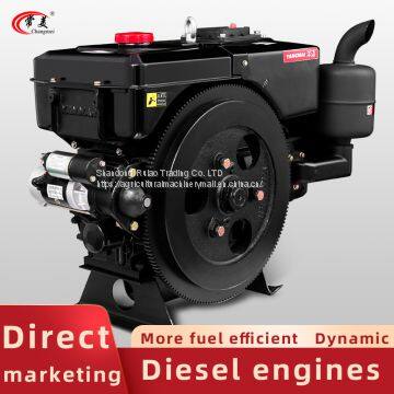 Single Cylinder Water-cooled Diesel Engine 21 HP High-end Marine Diesel Engine Agricultural Diesel Engine photo-4