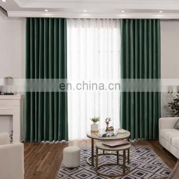 2020 Nordic Classic Simple Elegent Design Style 100% Polyester Blackout Velvet Curtain for Livingroom Bedroom