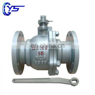 WCB valve body PN10/16 2PC Manual Ball Valve For Water and Gas