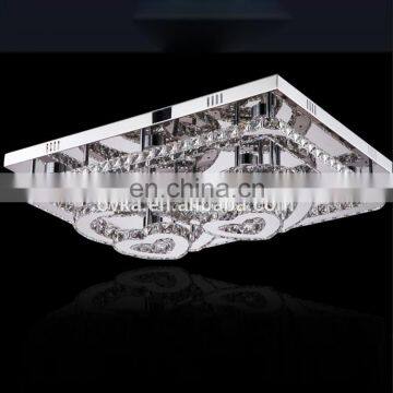 New product heart shape modern crystal home use led ceiling lamp