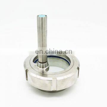 Sanitary Stainless Steel Welding Union Type Sight Glass With LED Light photo-3