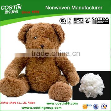 Colored polyester staple fiber for filling toy