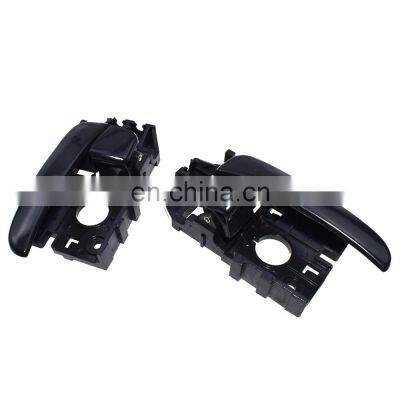 Free Shipping!Inside Front Left &Right Black Door Handle For Hyundai ELANTRA 2001-06 2Pcs