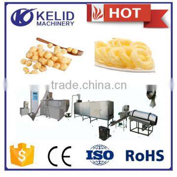 high quality high capacity corn snack making machine