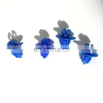 Blue Nylon Fender Retainer Clips Rocker Moulding Push-Type Retainers OEM 75495-35010