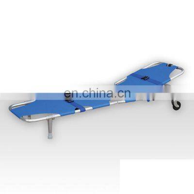 Emergency Durable Aluminum Alloy Folding Stretcher With Wheels Good Price MKR-03A photo-2