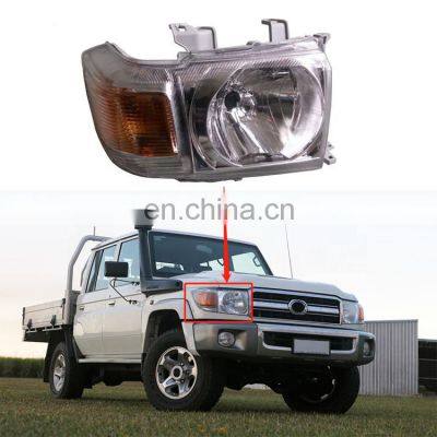 12V Car Head light 81130-60C40 81170-60C10 Car Head Lamp for Land Cruiser Pick Up 2007-2019 HZJ76 78 79 212-11M4R