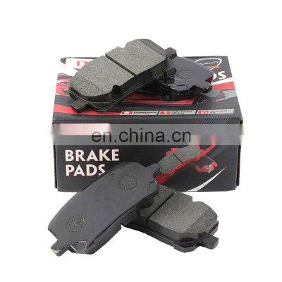 Wholesale spare parts brake pad friction material pastillas de frenos semi metallic ceramic front brake pad for toyota corolla