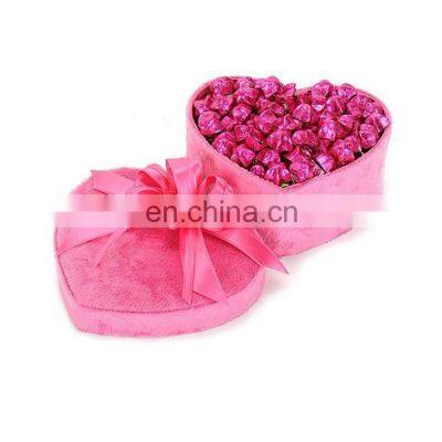 Customized heart shape paper flower packaging box for flowers made in Dongguan