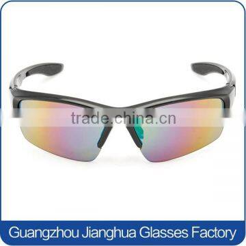 2015 Trendy sports sunglasses multicolor lens polycarbonate UV400 protective sun glasses