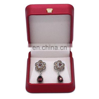 Wholesale High Quality Velvet Inside Pu Leather Jewelry Box Luxury Bangle Box