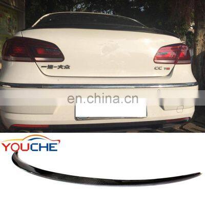 For Volkswagen VW CC Passat 2010-2017 Carbon Fiber Rear Trunk Wing Spoiler