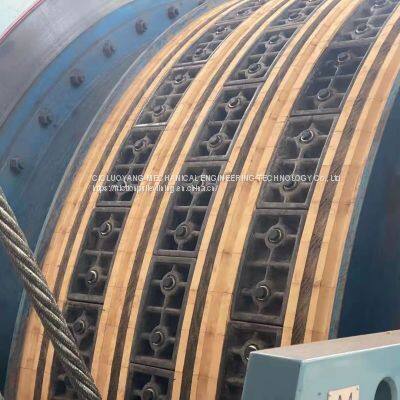 OEM High friction coefficient Koepe Drum Groove Insertion