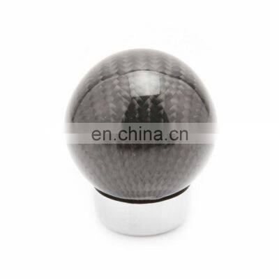 Real Carbon Fiber Gear Shift Knob , Manual Transmission Universal Shift Knob Type C photo-4