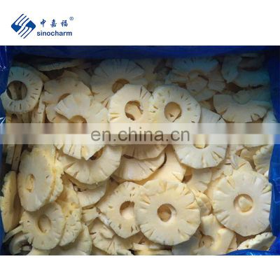 Sinocharm Top Quality Frozen Pineapple Fruit IQF Frozen Pineapple Sliced