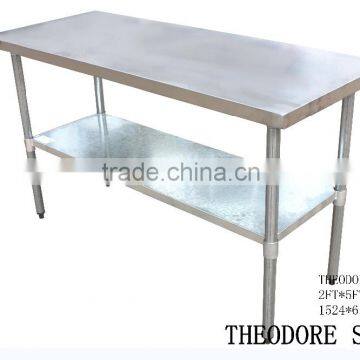 Stainless steel table