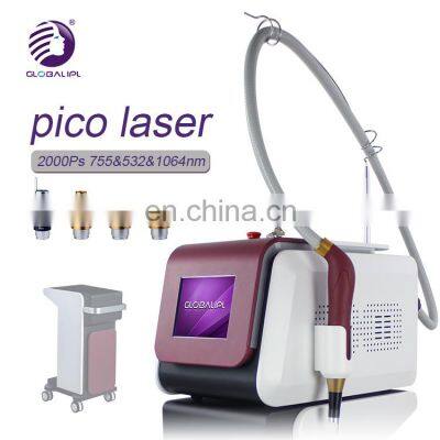 CE Approved Pigments Tattoo Removal Laser Treatment Q Switched Nd Yag Laser