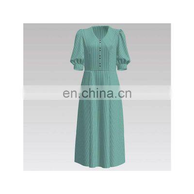 Manufacturer Well Made Tc Vertical Strip Polyester Cotton Seersucker Fabric photo-3