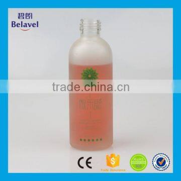 250ml frosted glass material and juice use clear glass water bottle