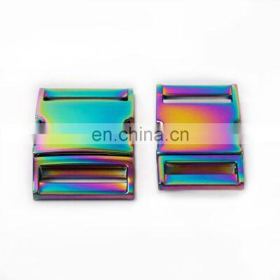 Custom Name Safety Belt Buckles Logo Side Quick Release Buckles Rose Gold Metal Eco-friendly Lead Free and Nickle Free photo-4