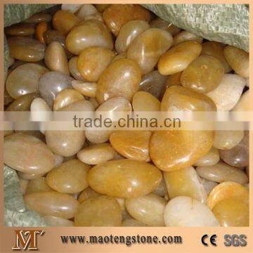 Natural Yellow Pebble Stone