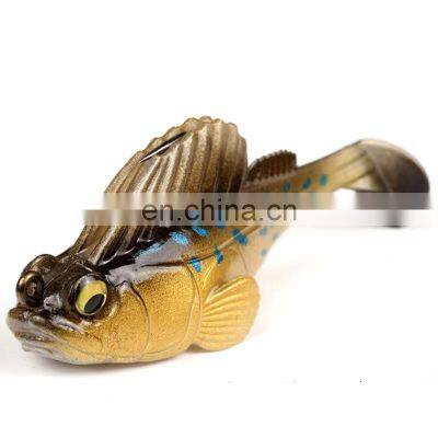 Byloo  soft bait lead head fish t tail new product soft lure metal lead head jigs hooks soft plastic fishing lure