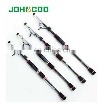 JOHNCOO 1.95m 2.1m 2.4m 2.7m Telescopic Fishing Rod Fishing Tackle Fishing Rod