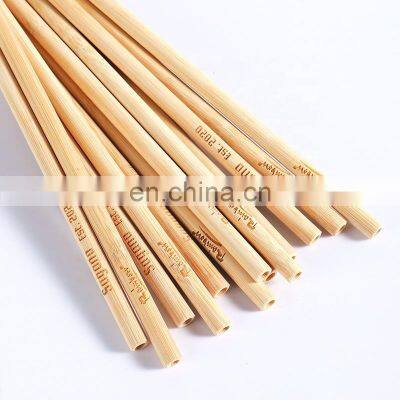 Customized product biodegradable disposable Eco-Friendly drinking bamboo straws