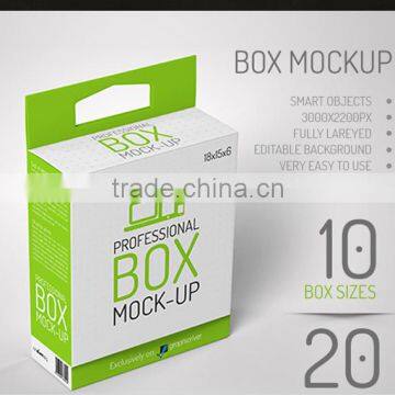 Newest packaging design colofrul paper packaging box for your product