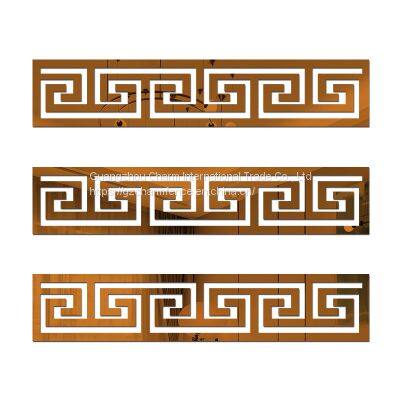 Window Acrylic 3d Three-dimensional Wall Sticker Master Bedroom Waist Line Wall Line Chinese Toilet Corner Kitchen Self-adhesive Hotel photo-3