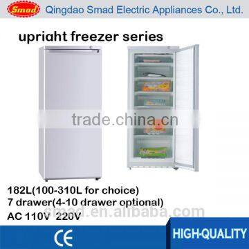 6 drawers vertical freezer used vertical deep freezer with CE