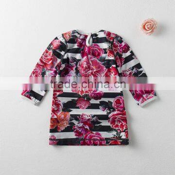 girls dress with all over printing