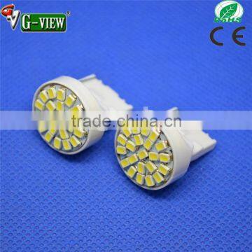 high power autoparts production T20 7440 7443 22smd 1206 superbright car Led light