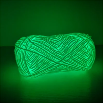 Glowing Christmas Fancy Yarn Handmade Glow for Crochet and Handmade Knitting DIY Projects