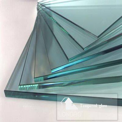 3mm-19mm Ultra Clear Tempered Glass for Shower Toughened Glass photo-4