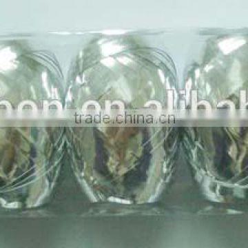 Silver 1CM*10M Gift Packaging Solid Curling Ribbon Egg, Metallic Ribbon Roll, PP Bow Spools for Wrapping or Decoration