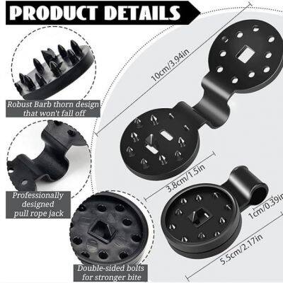 Shade Cloth Heavy Duty Lock Grip, Removable & Reusable Shade Cloth Clips for Sun Shade Net photo-4
