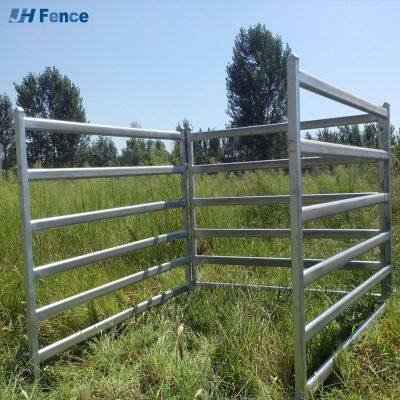 Painéis portáteis de gado em aço galvanizado de qualidade durável para fazendas. Cercas para cavalos fáceis de montar. Painéis de curral para cavalos.