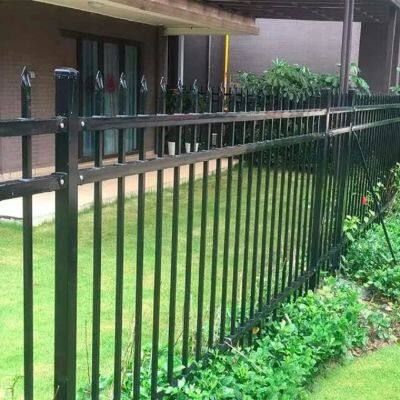 Easy Installation Garden Fence Steel Metal Rail Picket Fencing Carbon Steel Frame Posts for Home Farm Garden Use photo-5