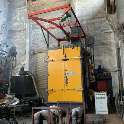 Электрофорезный крюковый подвеска для манганистостальной защитной пластины для предварительной обработки перед снятием краски и напылением для крюкового типа шарикового пескоструйного очистительного станка