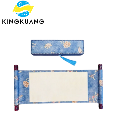 Свадебная книга из суань-бумаги. Рукопись брачного контракта. Артистическое произведение. Подарочная картина. Книги по каллиграфии. Набор в бархатной коробке