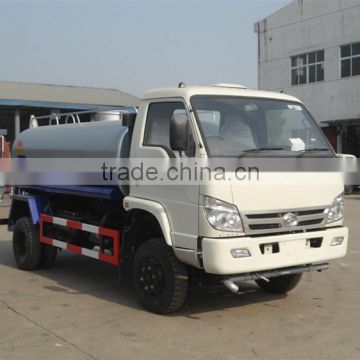 RHD 4000L foton water tank truck for sale 4*2 water tank truck in Jamaica