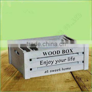 Customized Hot Sale New Design Antique Wooden Fruit And Vegetable Crates