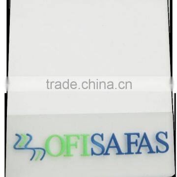 High quality 3d silicone custom rubber clothing label