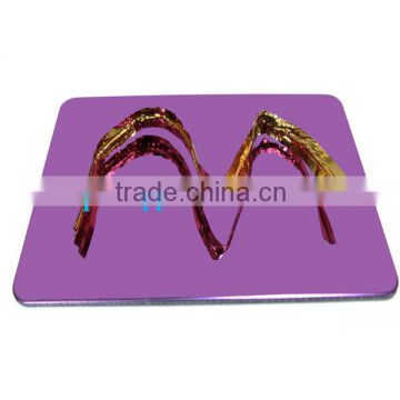 PVD colored pink/purple mirror finished stainless steel sheet